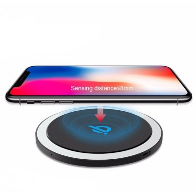 2019 New Product Wireless Charging Portable Mini Table Qi Standard Fast Mobile Phone Wireless Charger